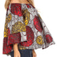 Sakkas Abree Off-shoulder Short Sleeve  Blouse Top Ankara Wax Dutch African Print