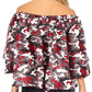 Sakkas Abree Off-shoulder Short Sleeve  Blouse Top Ankara Wax Dutch African Print