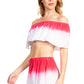 Sakkas Jackie Women's Bandeau and Shorts set Off the Shoulder Summer Strapless
