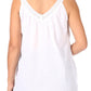 Sakkas Soffe Women's Casual Summer  Sleeveless Floral Cotton Tank Top Blouse Light