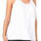 Sakkas Soffe Women's Casual Summer  Sleeveless Floral Cotton Tank Top Blouse Light