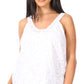 Sakkas Soffe Women's Casual Summer  Sleeveless Floral Cotton Tank Top Blouse Light
