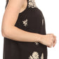 Sakkas Devika Sleeveless Tank Top Batik Blouse With Embroidery