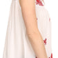 Sakkas Devika Sleeveless Tank Top Batik Blouse With Embroidery