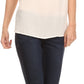 Sakkas Enya Batik Wide Scoop Neck Blouse Shirt Top Open Sleeves