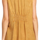 Sakkas Koonya Long Light Scoop Neck Nature Embroidered Sleeveless Tank Top Blouse