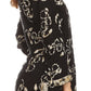 Sakkas Callie Anchor Long Sleeve Cotton Tunic Blouse