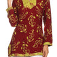 Sakkas Callie Anchor Long Sleeve Cotton Tunic Blouse