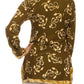 Sakkas Callie Anchor Long Sleeve Cotton Tunic Blouse