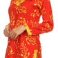 Sakkas Callie Anchor Long Sleeve Cotton Tunic Blouse