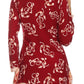 Sakkas Callie Anchor Long Sleeve Cotton Tunic Blouse