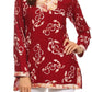 Sakkas Callie Anchor Long Sleeve Cotton Tunic Blouse