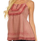 Sakkas Mirabelle Ruffle Rayon Blouse