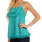 Sakkas Mirabelle Ruffle Rayon Blouse