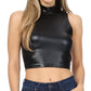 Sakkas Mariana Women's Party Liquid Shiny Metallic Stretch Sleeveless Tank Top