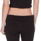 Sakkas Mock Neck Turtleneck Sleeveless Scuba Crop Top - Made in USA