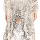 Sakkas Iona Women's Casual Boho Long Kimono Cardigan Open Front Floral Print Loose
