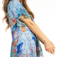 Get Summer Ready with Sakkas Eli Women's Floral Ruffle Top Blouse Tunic