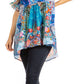 Get Summer Ready with Sakkas Eli Women's Floral Ruffle Top Blouse Tunic