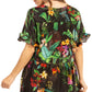 Get Summer Ready with Sakkas Eli Women's Floral Ruffle Top Blouse Tunic