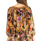 Sakkas Darsy Women's Floral Print Top - Pirate Boho Style