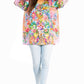 Sakkas Ligia Túnica Floral: Blusa de Mujer de Manga 3/4