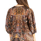 Sakkas Ligia Túnica Floral: Blusa de Mujer de Manga 3/4