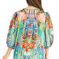 Sakkas Ligia Túnica Floral: Blusa de Mujer de Manga 3/4