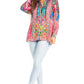 Sakkas Iriss Women's Floral Casual Long Sleeve Boho Summer Blouse