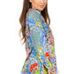 Sakkas Iriss Women's Floral Casual Long Sleeve Boho Summer Blouse