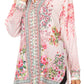 Sakkas Cila Womens Button Down Long Sleeve Silky Shirt Top Colorful and Light