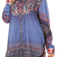 Sakkas Cila Womens Button Down Long Sleeve Silky Shirt Top Colorful and Light