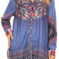 Sakkas Cila Womens Button Down Long Sleeve Silky Shirt Top Colorful and Light