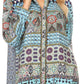 Sakkas Cila Womens Button Down Long Sleeve Silky Shirt Top Colorful and Light