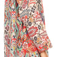Sakkas Ida Womens Peasant Boho Tunic Blouse Top with Long Sleeves & Embellishing