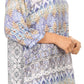 Sakkas Ilari Womens Short Sleeve Everyday Blouse Top with Embellishing Relax Fit