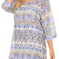 Sakkas Ilari Womens Short Sleeve Everyday Blouse Top with Embellishing Relax Fit