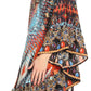 Sakkas Delu Women's Loose V Neck Blouses Top Tunic with Ruffles And Rhinestone
