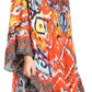 Sakkas Delu Women's Loose V Neck Blouses Top Tunic with Ruffles And Rhinestone