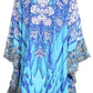 Sakkas Delu Women's Loose V Neck Blouses Top Tunic with Ruffles And Rhinestone