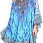 Sakkas Delu Women's Loose V Neck Blouses Top Tunic with Ruffles And Rhinestone
