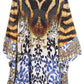 Sakkas Delu Women's Loose V Neck Blouses Top Tunic with Ruffles And Rhinestone