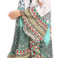 Sakkas Delu Women's Loose V Neck Blouses Top Tunic with Ruffles And Rhinestone