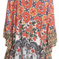 Sakkas Delu Women's Loose V Neck Blouses Top Tunic with Ruffles And Rhinestone