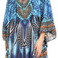 Sakkas Delu Women's Loose V Neck Blouses Top Tunic with Ruffles And Rhinestone