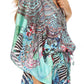 Sakkas Danis Women's Oversized Casual Pullover V-neck Short Sleeve Boho Top Blouse