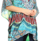 Sakkas Danis Women's Oversized Casual Pullover V-neck Short Sleeve Boho Top Blouse