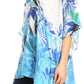Sakkas Danis Women's Oversized Casual Pullover V-neck Short Sleeve Boho Top Blouse