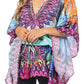 Sakkas Danis Women's Oversized Casual Pullover V-neck Short Sleeve Boho Top Blouse