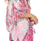 Sakkas Danis Women's Oversized Casual Pullover V-neck Short Sleeve Boho Top Blouse
